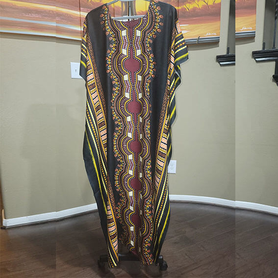 Summer Dress  Black-Gold Dera